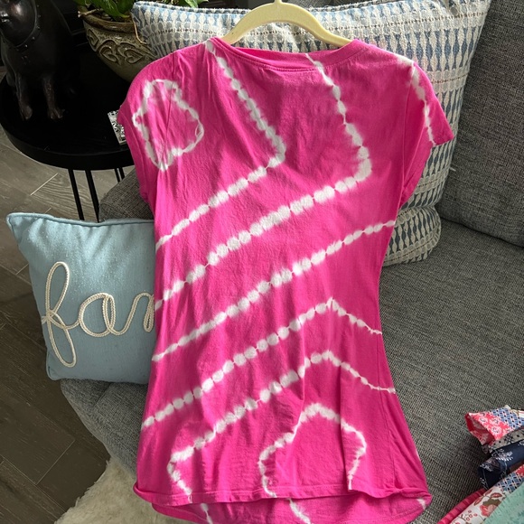 Inc womens tee shirt size L hot pink - Picture 2 of 5